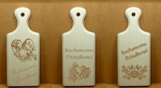 Deska drewniana 30cm Dziadek