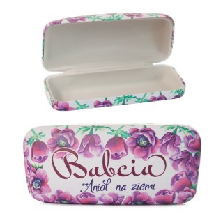Etui na okulary dla Babci z napisem BABCIA ANIOŁ NA ZIEMI