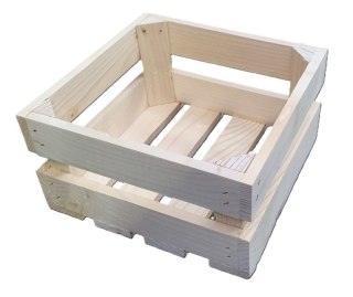 Skrzynka drewniana kosz na prezenty 20 x 34 x 12cm L245A